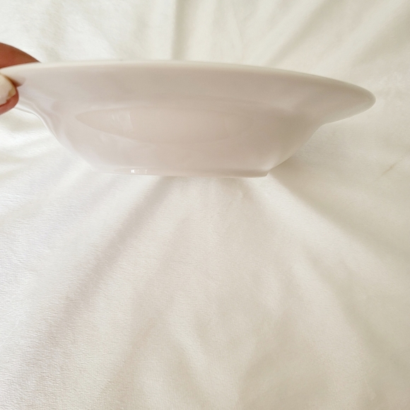 Grace Fine China ceramic rooster bowl white black speckle farmhouse dinnerware - Picture 4 of 7